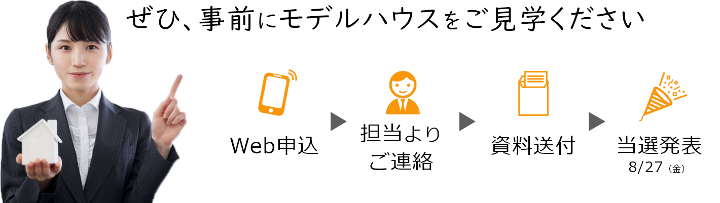 ぜひ、事前にモデルハウスをご見学ください